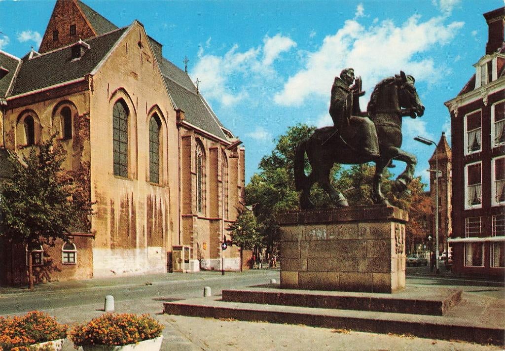 Utrecht, Janskerkhof, Ophalen of Verzenden, 1980 tot heden, Gelopen, Utrecht