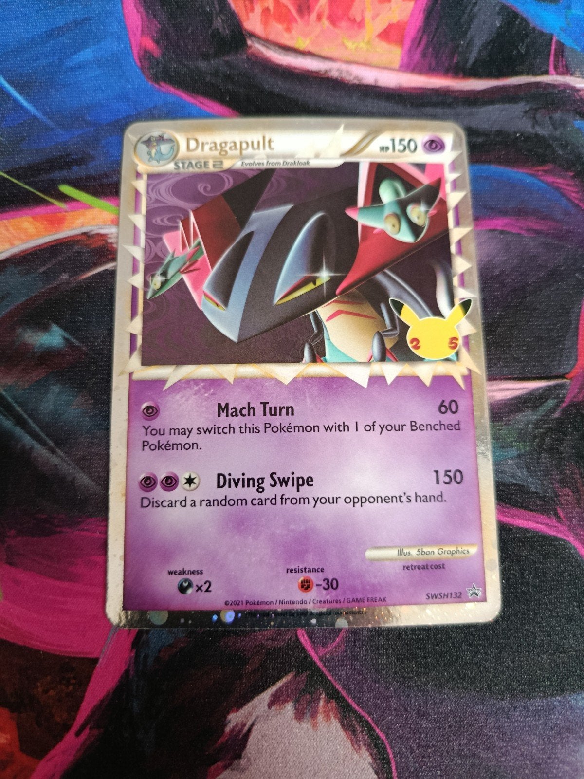 Pokémon kaart Dragapult Promo Celebrations, Hobby en Vrije tijd, Verzamelkaartspellen | Pokémon, Ophalen of Verzenden, Zo goed als nieuw