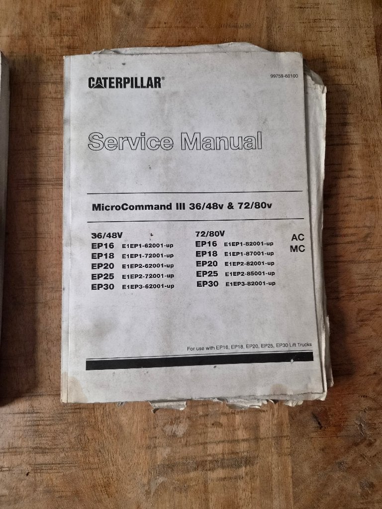 Caterpillar service manual ep/k/ep-kt, Ophalen of Verzenden