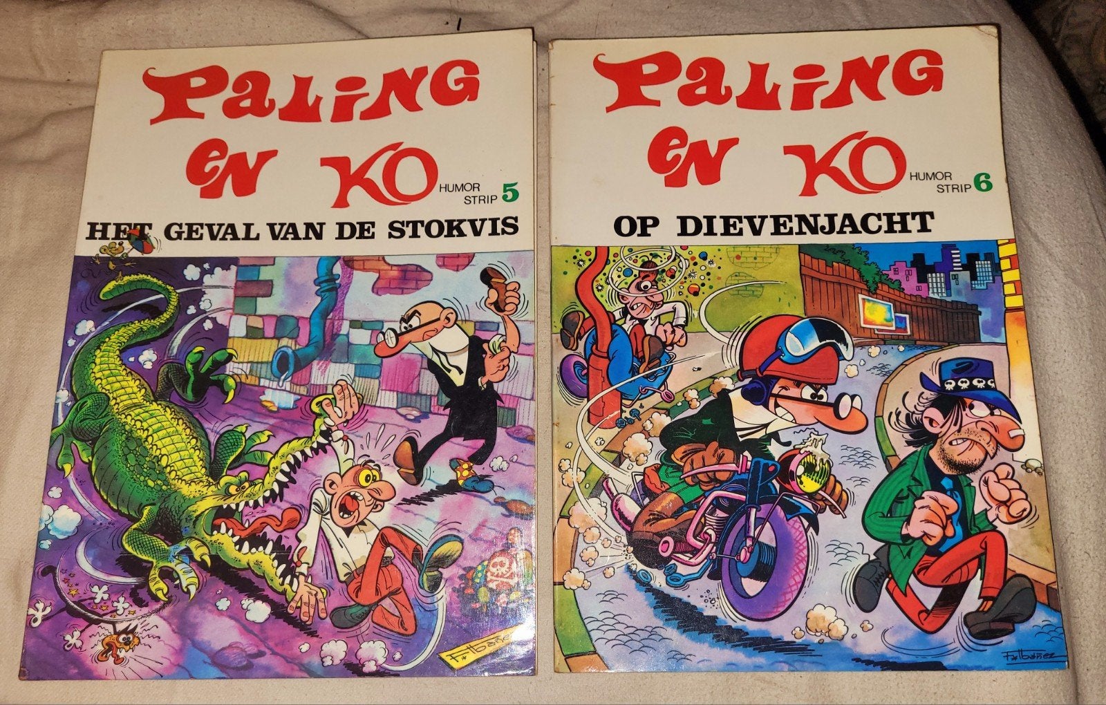 Complete collectie Paling & Ko nummers 1-24,  jaren 70, Gelezen, Verzenden, F. Ibañez, Meerdere stripboeken