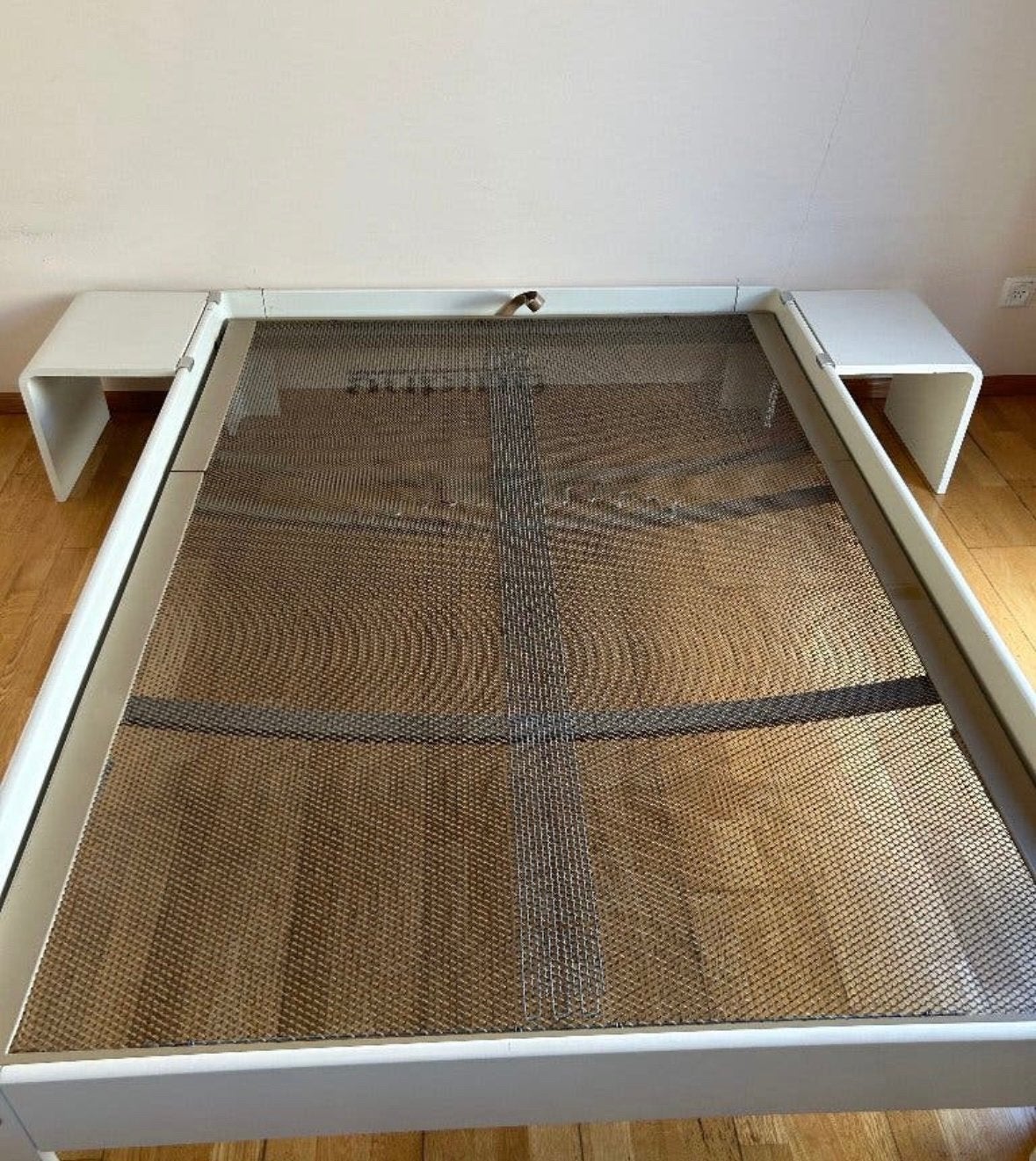 Witte Auping Auronde bed 140x200 cm - bezorgen mogelijk, Ophalen, Wit, Tweepersoons, 140 cm