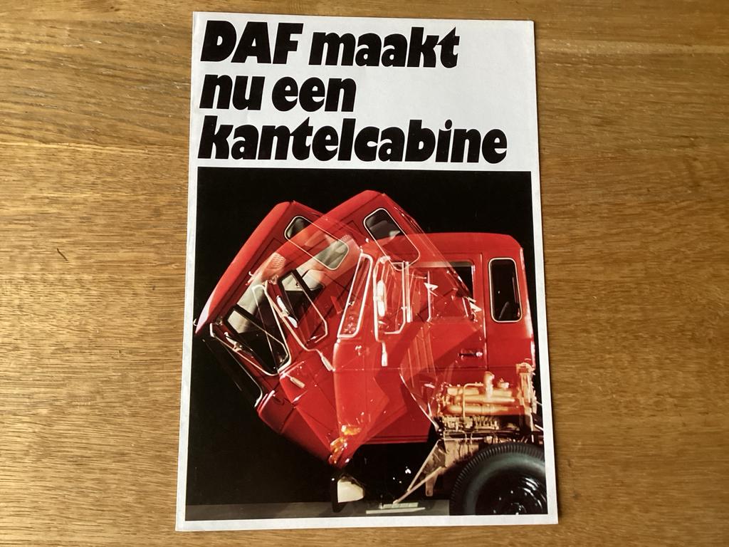 DAF Kantelcabine - Vier Nieuwe Series Brochure 1970, Ophalen of Verzenden, Zo goed als nieuw, Overige merken