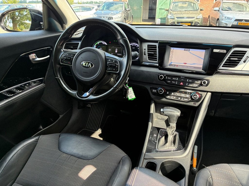 Kia Niro 1.6 GDi Hybrid DynamicLine | Carplay + Lane assist, Auto's, Kia, Gebruikt, Leder en Stof, Origineel Nederlands, 26 km/l