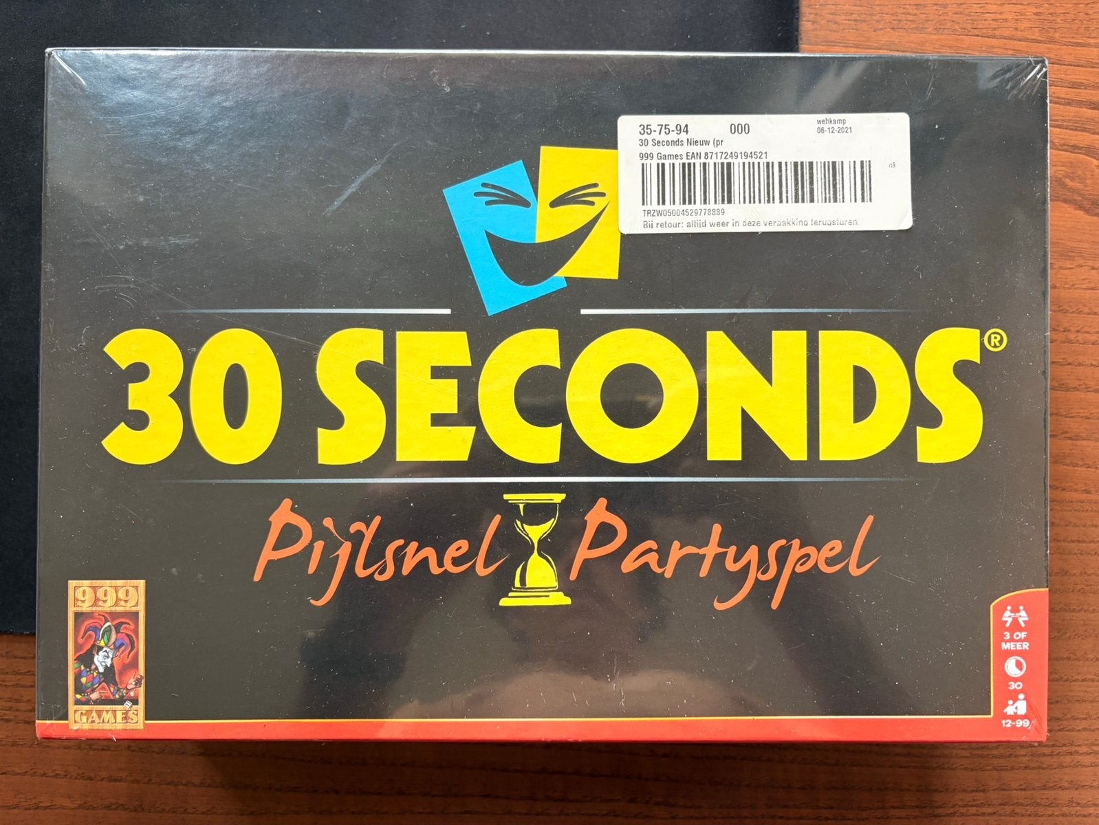 30 seconds partyspel, Ophalen, Zo goed als nieuw