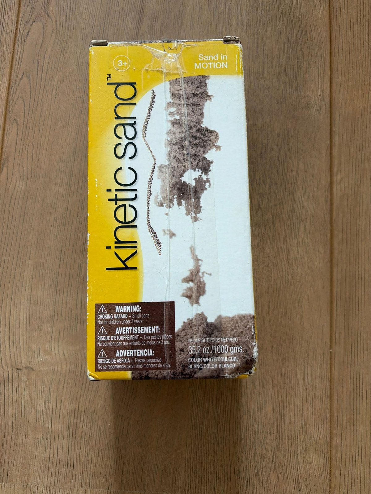 Kinetic Sand - 1000 gram - Wit, Ophalen, Zo goed als nieuw, Jongen of Meisje
