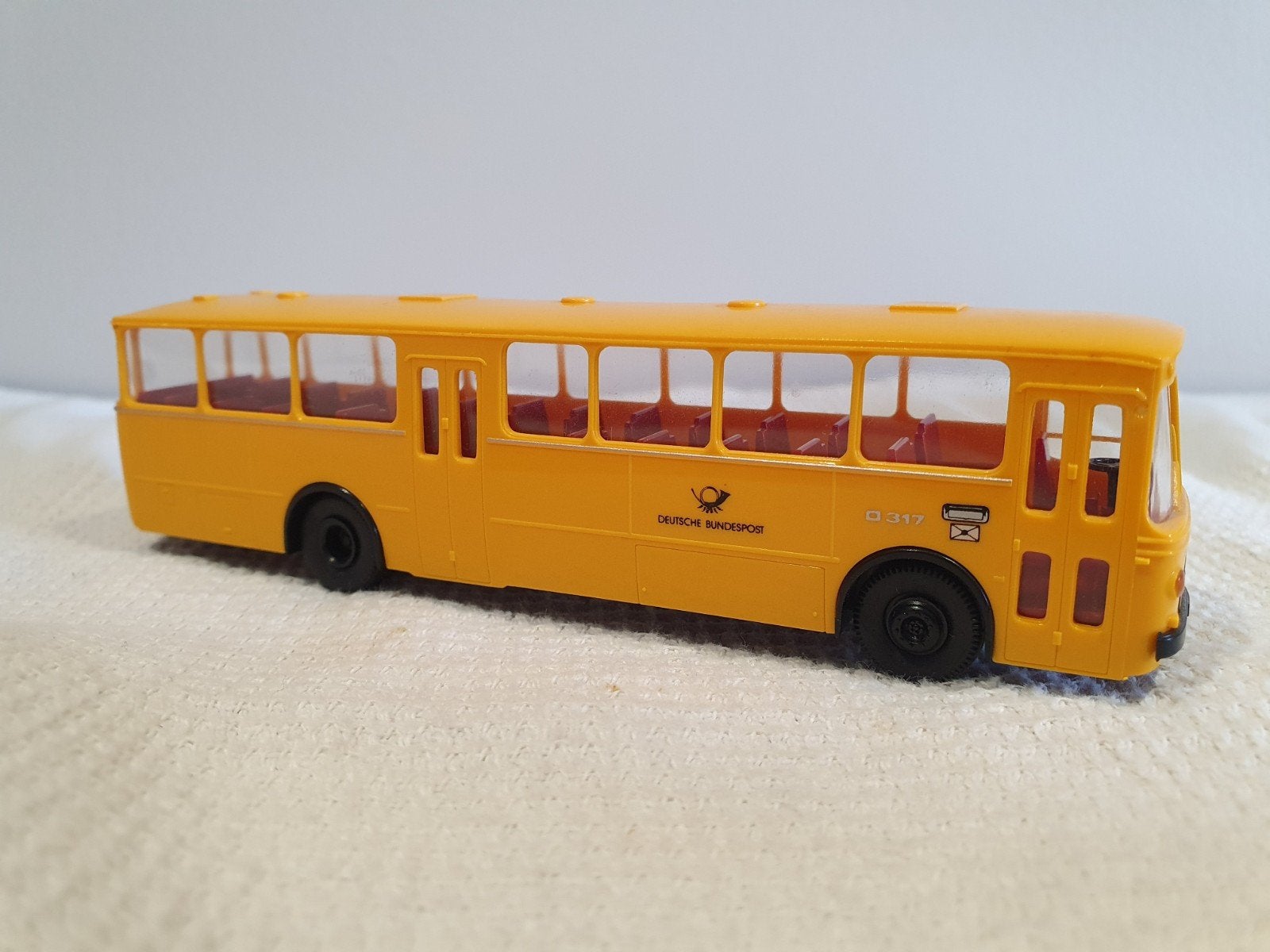 Brekina Mercedes-Benz O317 Deutsche Bundespost bus 1:87, Ophalen of Verzenden, Gebruikt, Bus of Vrachtwagen, Brekina