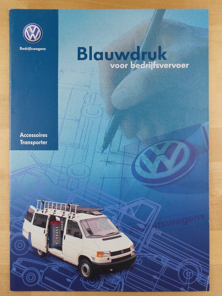 Volkswagen Transporter T4 Accessoires Brochure 2001, Volkswagen, Ophalen of Verzenden, Zo goed als nieuw, Volkswagen
