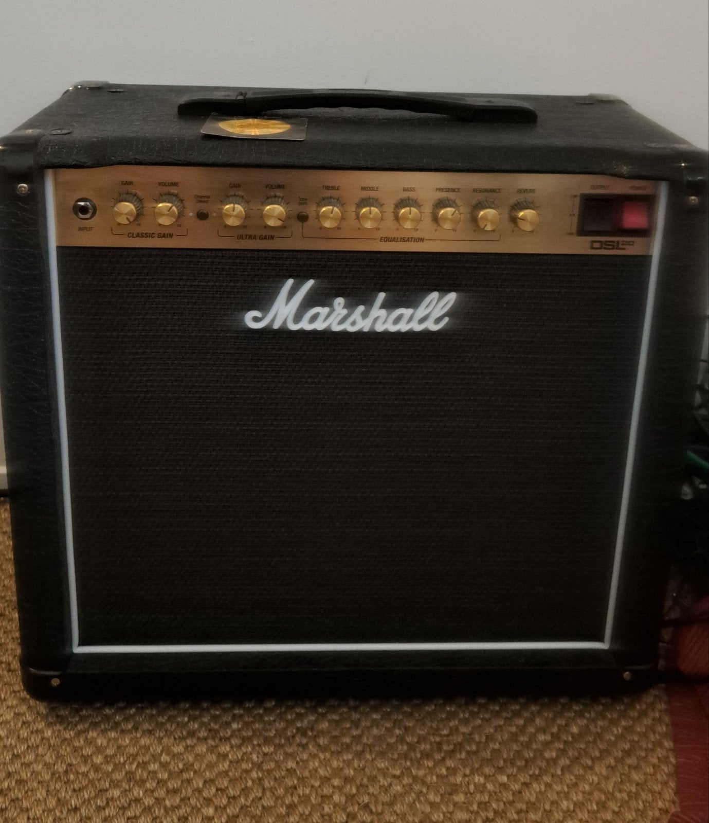 Marshall DSL40C buizencombo + 3 Celestions + footswitch, Muziek en Instrumenten, Versterkers | Bas en Gitaar, Ophalen of Verzenden