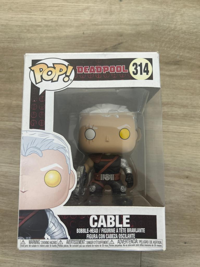 Funko Pop! Deadpool 314 Cable Bobble-Head, Ophalen of Verzenden, Zo goed als nieuw, Jongen of Meisje