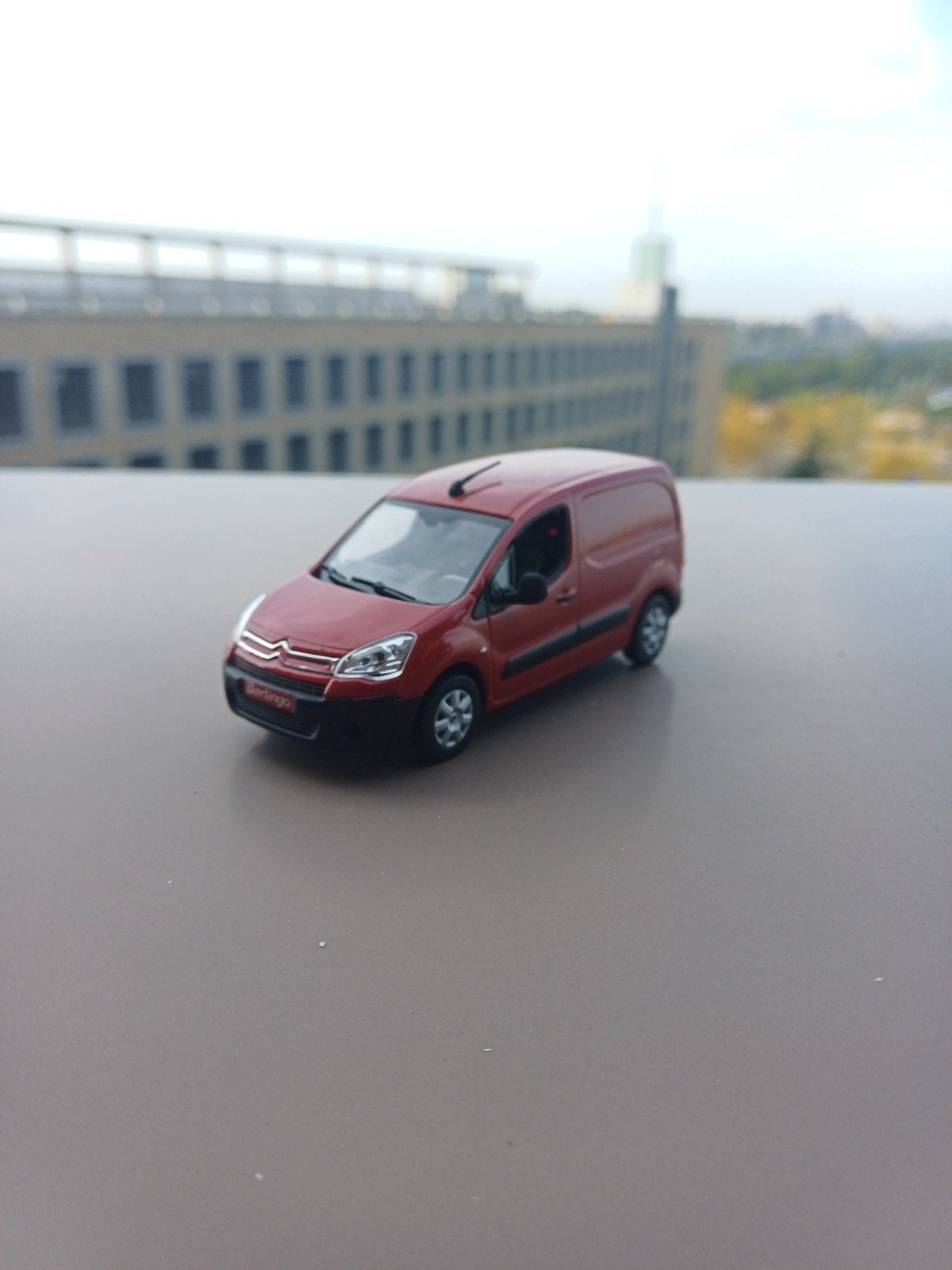 Norev Citroën Berlingo Bestelwagen Modelauto Rood, Ophalen of Verzenden, Zo goed als nieuw, Overige typen
