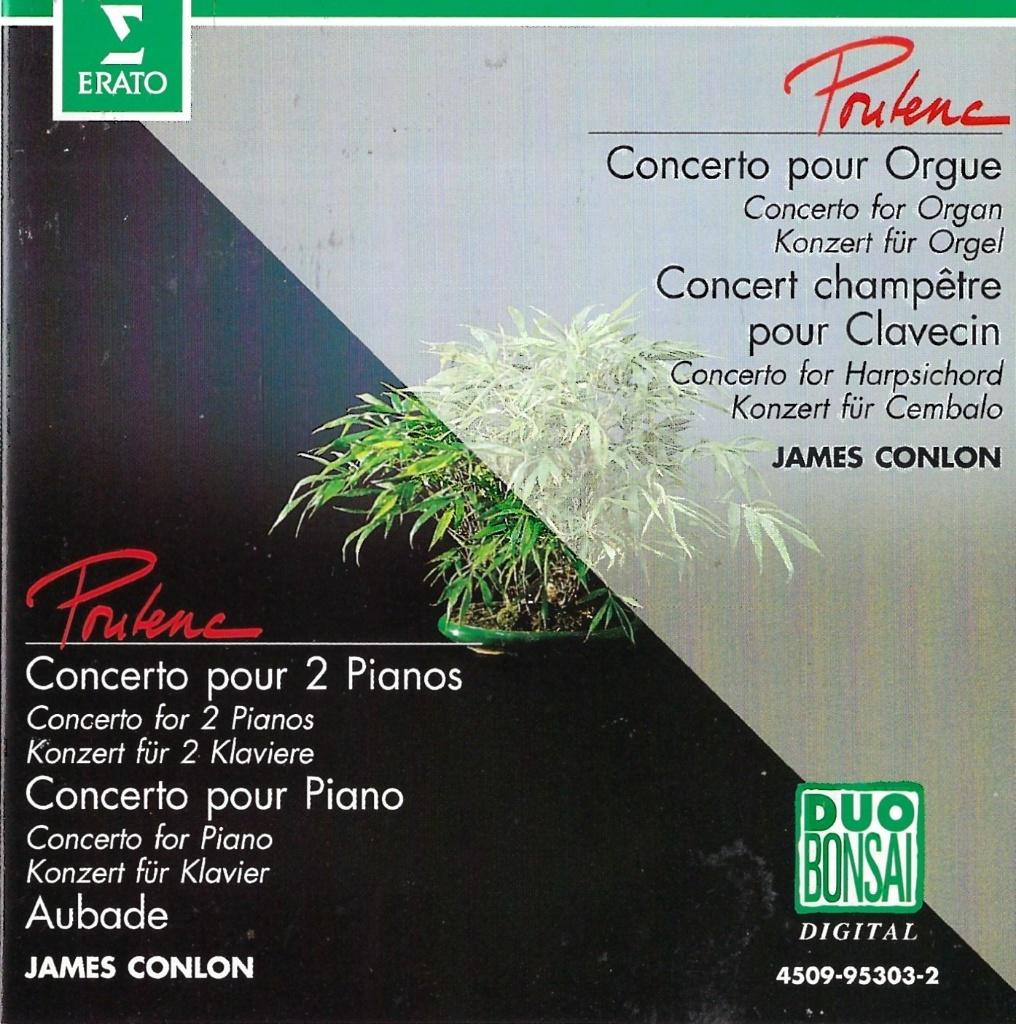 Poulenc - Concertos  (2CD), Cd's en Dvd's, Ophalen of Verzenden, Romantiek, Zo goed als nieuw, Orkest of Ballet