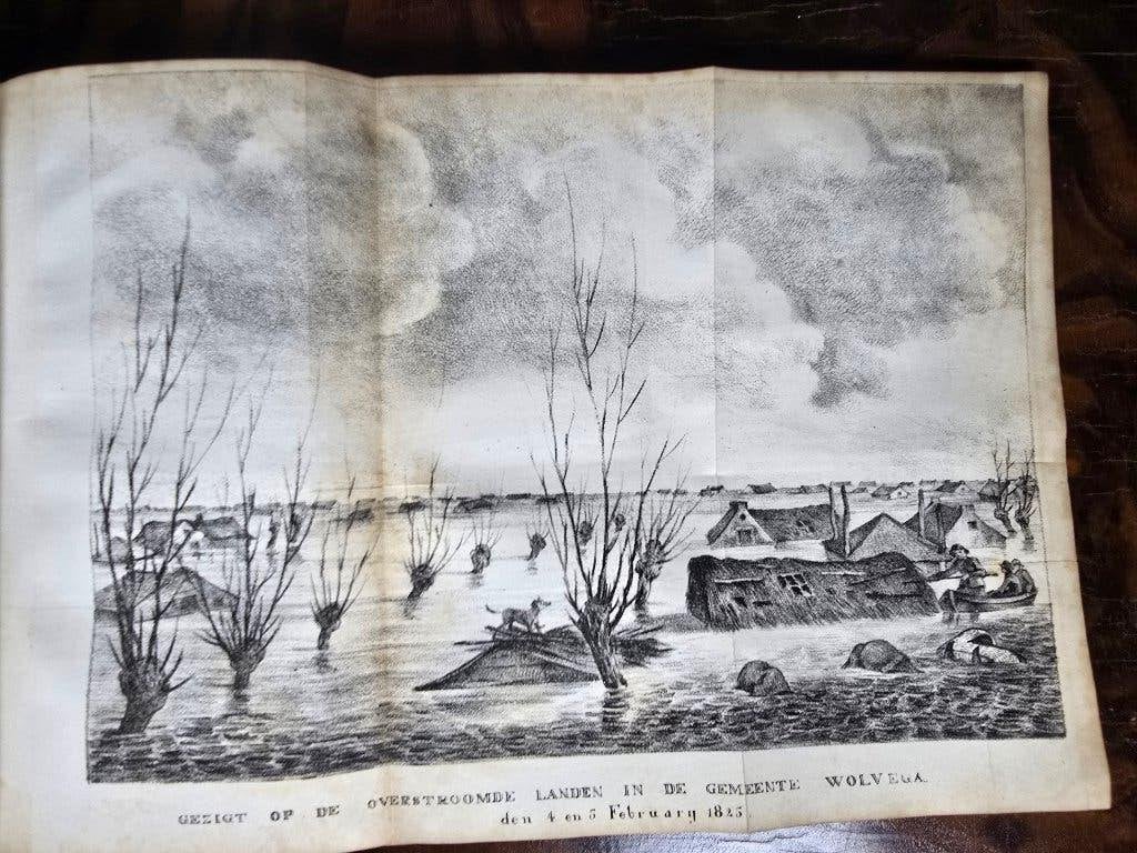 Gedenkboek van Neerlands Watersnood in Februarij 1825, Verzenden