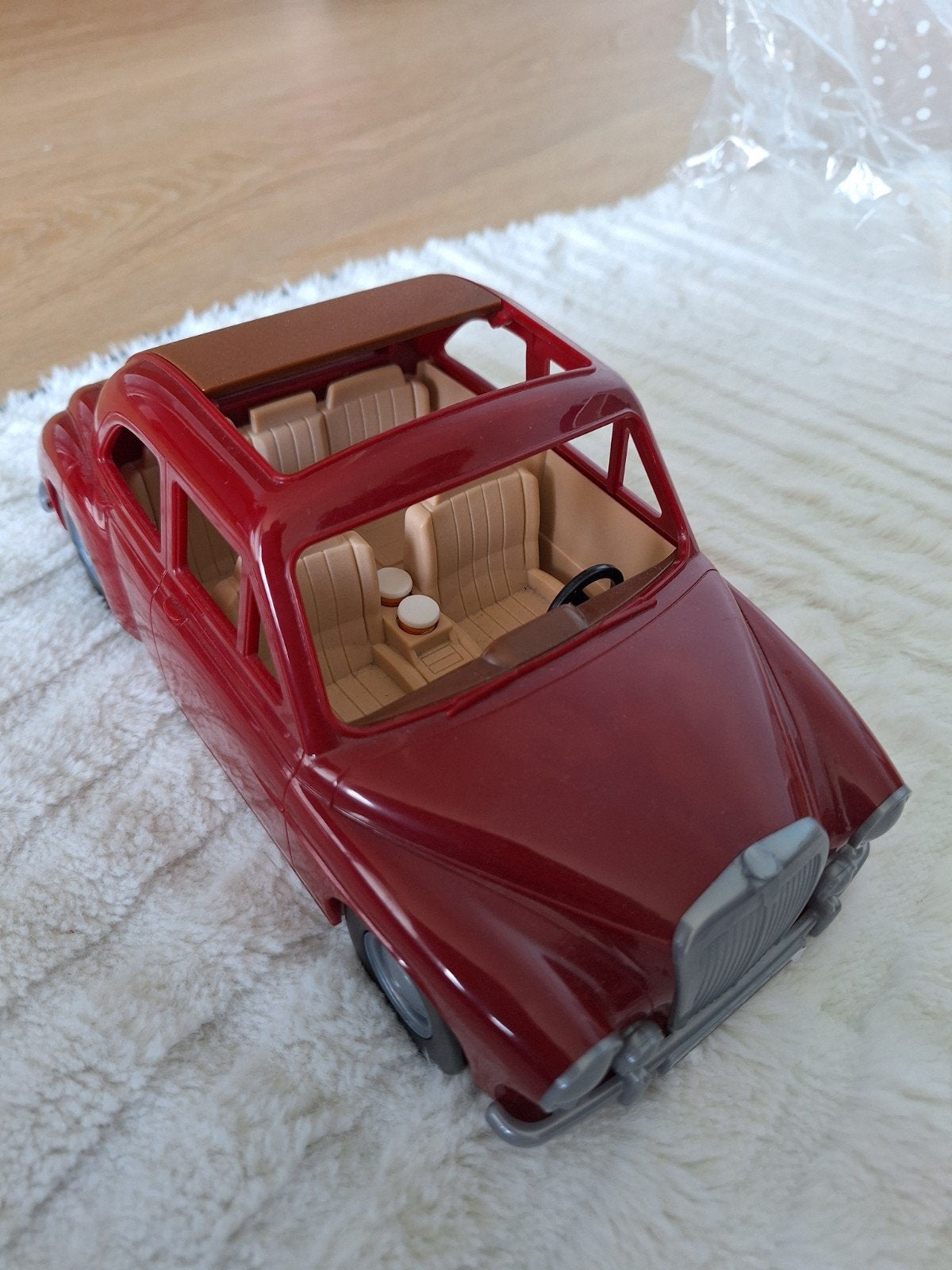 Sylvanian families rode auto, Ophalen of Verzenden, Zo goed als nieuw