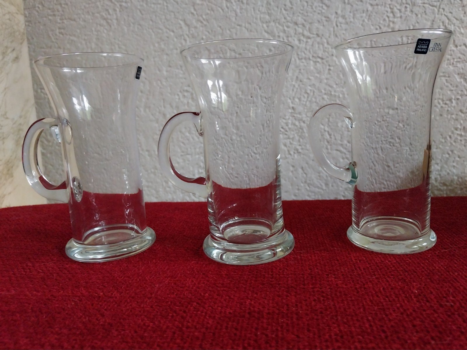 Irish Coffee-glazen van ARABIA en Tante Brocante, Antiek en Kunst, Antiek | Glas en Kristal, Ophalen of Verzenden