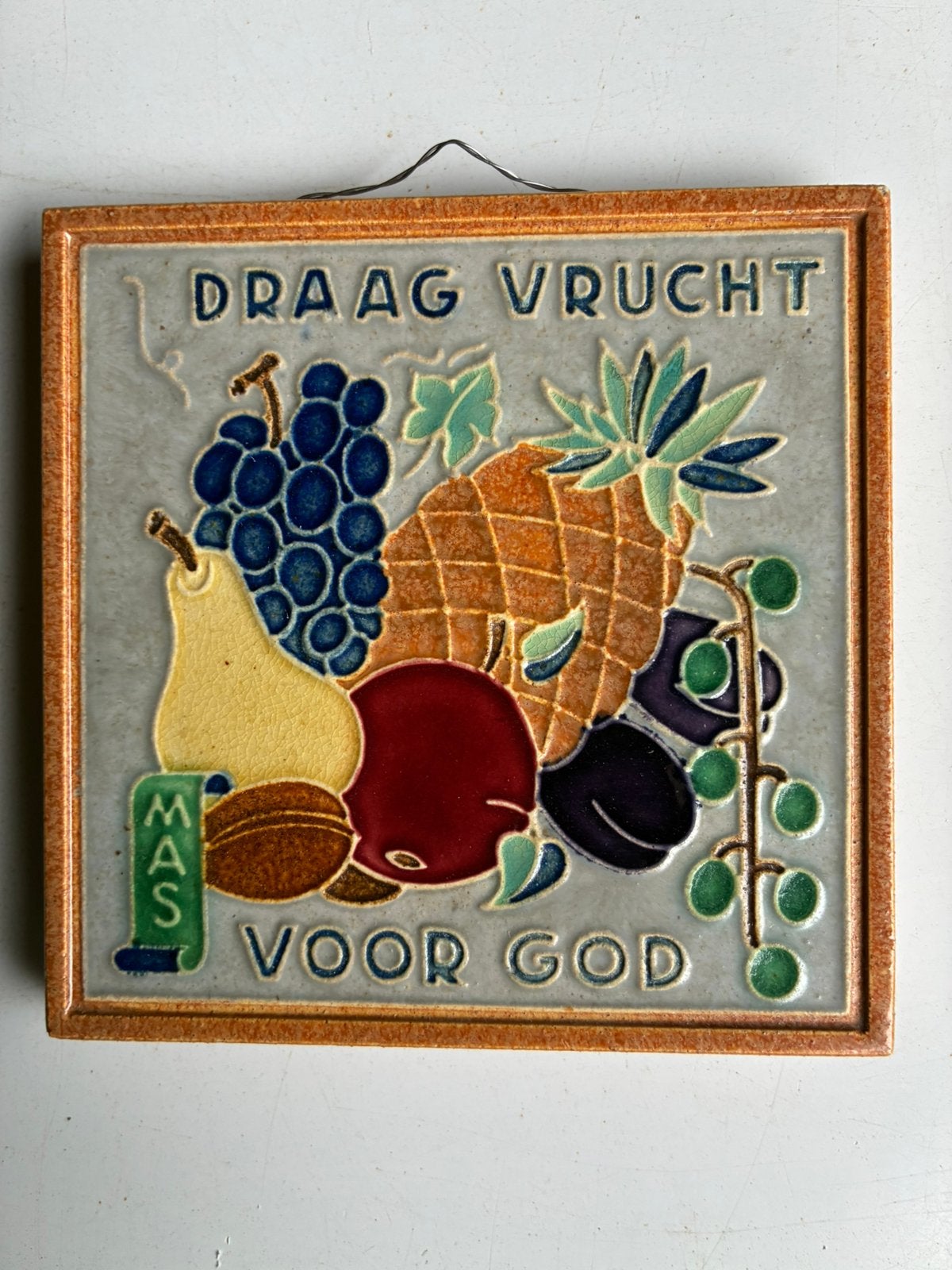 Cloisonne tegel Westraven, Ophalen of Verzenden