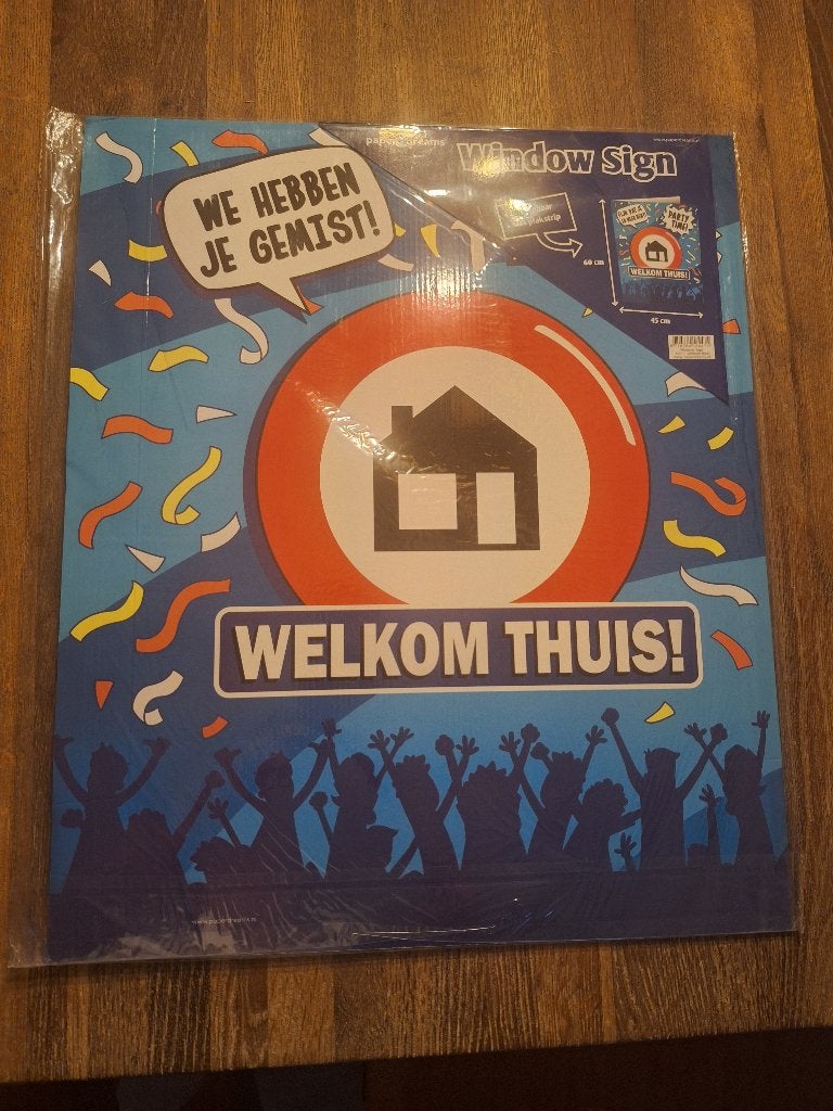 Raambord Welkom thuis, Ophalen of Verzenden, Nieuw