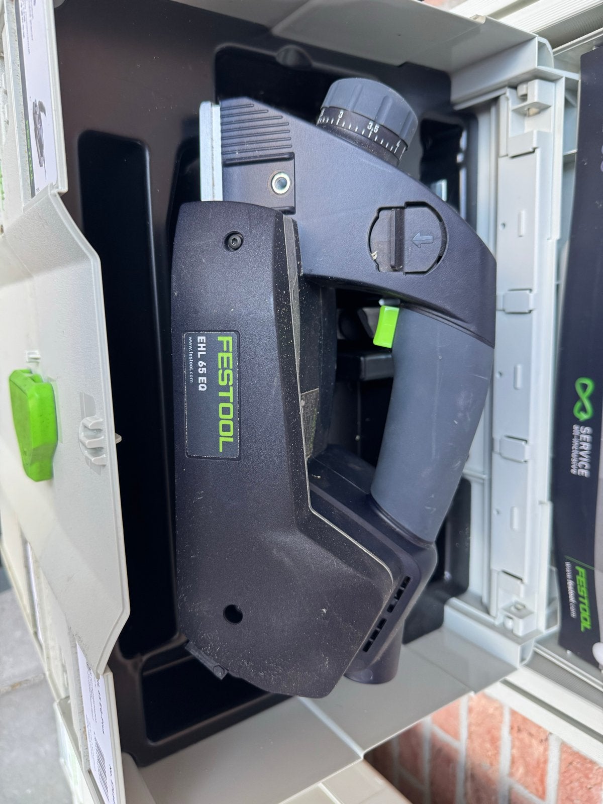 Festool EHL 65 EQ Schaaf - Compact en Krachtig, Doe-het-zelf en Verbouw, Ophalen, Gebruikt, Elektrisch