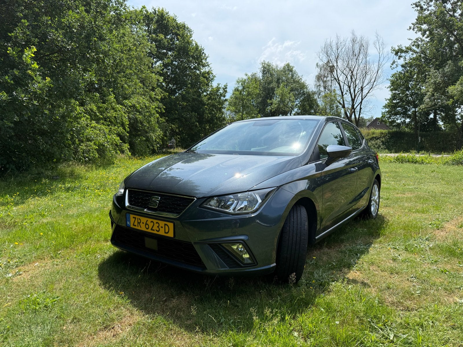Seat Ibiza 1.0 Ecotsi 95pk 2019 Grijs, Voorwielaandrijving, 40 €/maand, Euro 6, 95 pk