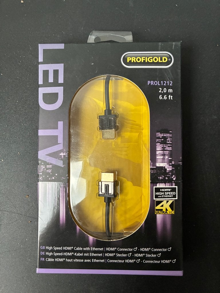 ProfiGold PROL1212 High Speed HDMI 2.0 meter, Audio, Tv en Foto, Ophalen of Verzenden, Nieuw, 2 tot 5 meter, HDMI-kabel