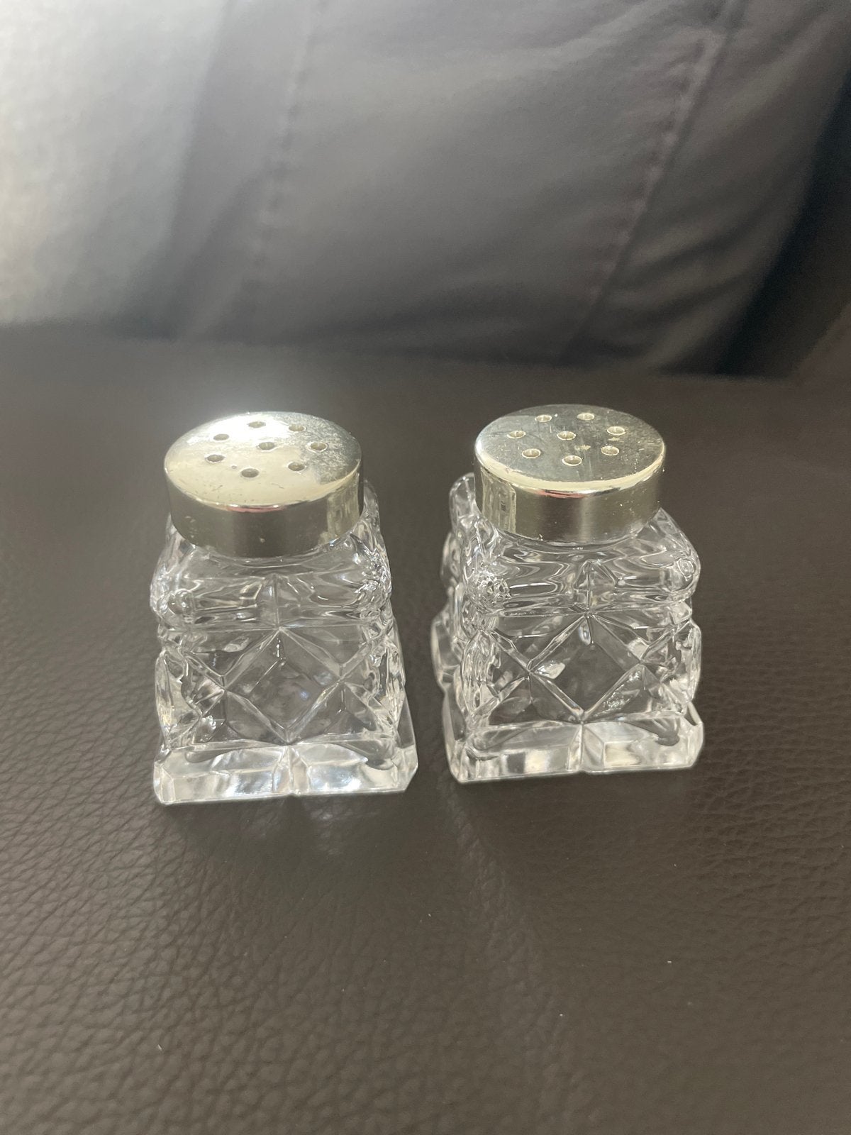 Glazen Peper- en Zoutvaatjes Set, Ophalen of Verzenden, Overige merken, Glas, Overige typen