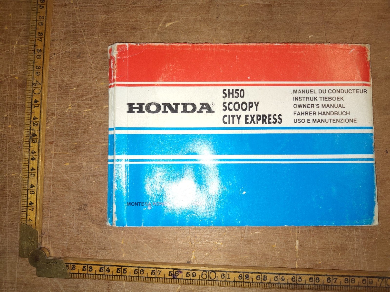 Handleiding Honda SH50, Ophalen of Verzenden, Gebruikt