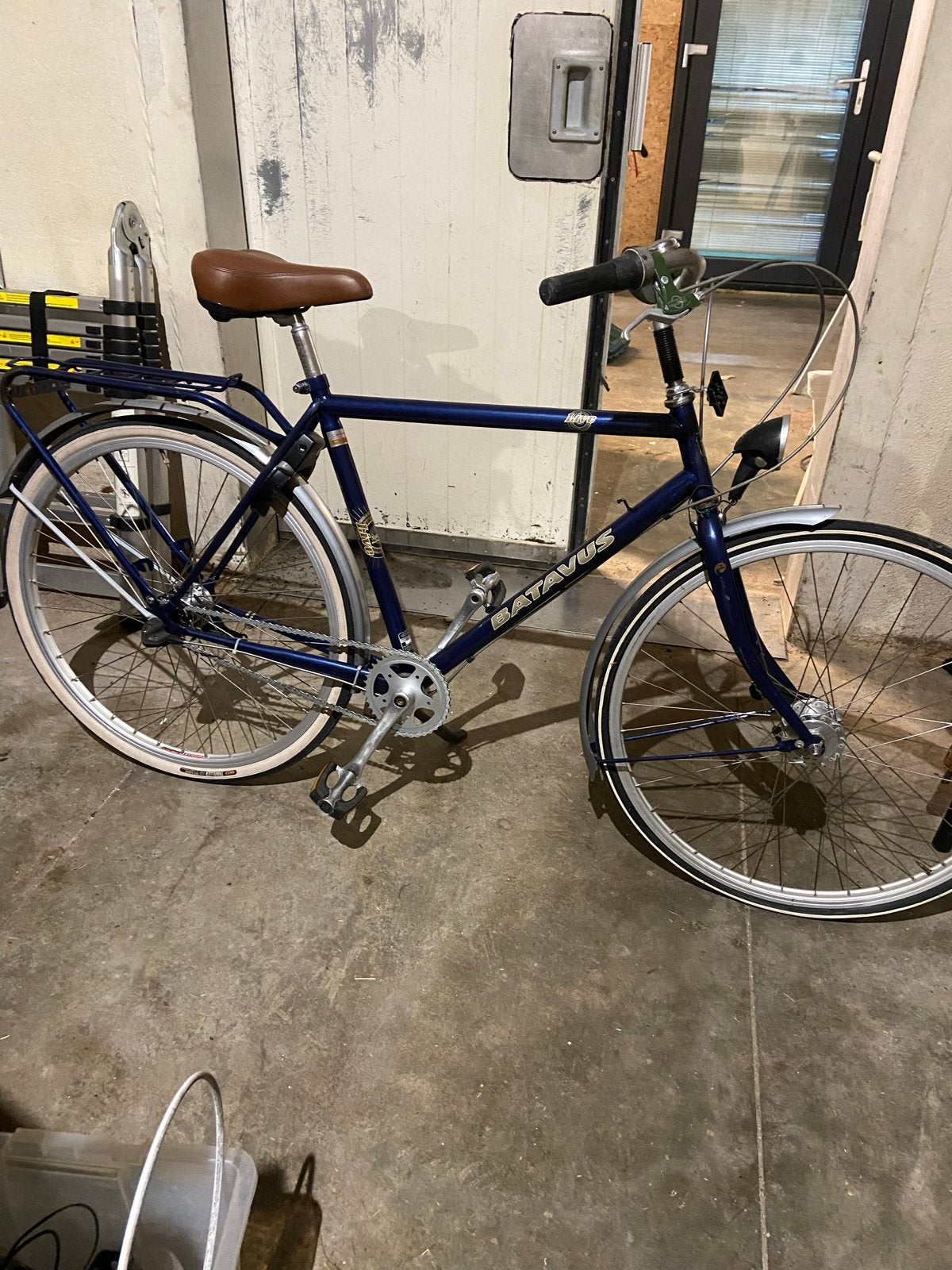 Batavus herenfiets met 3 versnellingen, Gebruikt, Velgrem, Versnellingen, Batavus