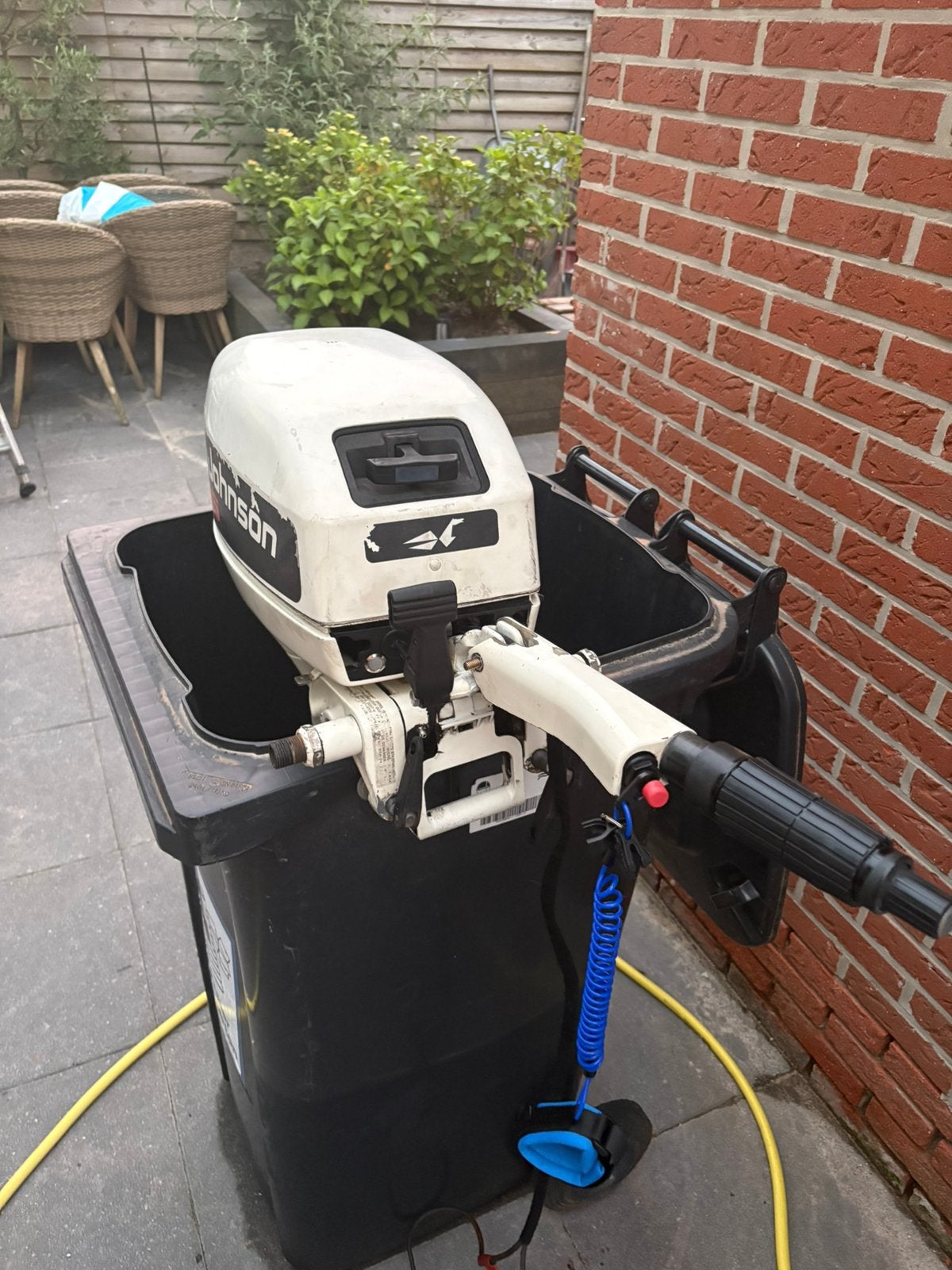Johnson 15pk 2takt, Watersport en Boten, Buiten- en Binnenboordmotoren, Ophalen, 10 tot 30 pk, Gebruikt, Elektrische start