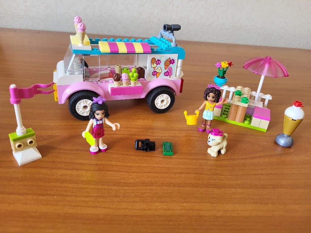 Lego Friends 10727 Emma's ijswagen, Lego, Friends, Ophalen of Verzenden, Zo goed als nieuw