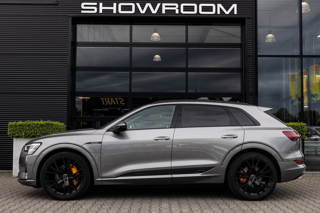 Audi E-tron E-tron 55 quattro S-Line, 95 kWh, Pano, Elektrom, Auto's, Audi, Automaat, 95 kWh, Leder, Vierwielaandrijving
