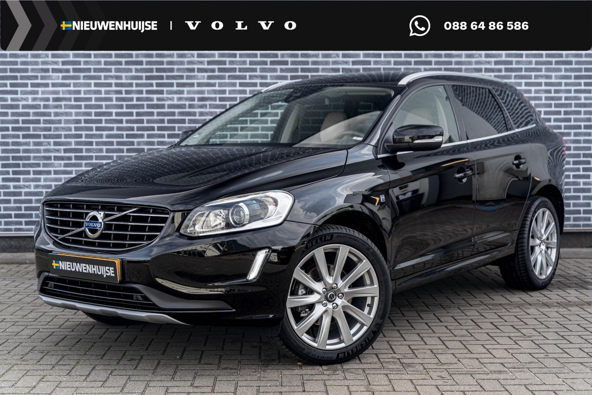 Volvo XC60 2.4 D5 Ocean Race | Trekhaak | Navigatie | Achter, 197 €/maand, Zwart, Bedrijf, Vierwielaandrijving