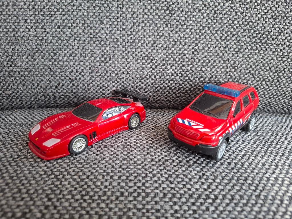 2 rode autootjes, Verzamelen, Ophalen of Verzenden