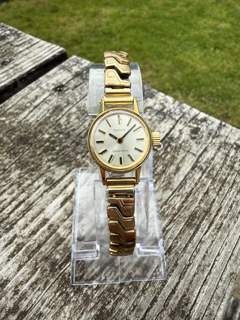 Vintage Tissot SeastarSeven, Sieraden, Tassen en Uiterlijk, Horloges | Dames, Overige merken, Staal, Staal, Polshorloge