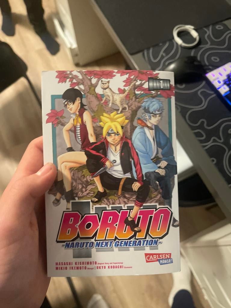Boruto manga 1 - Naruto Next Generations (Duits), Boeken, Eén stripboek, Ophalen of Verzenden, Gelezen