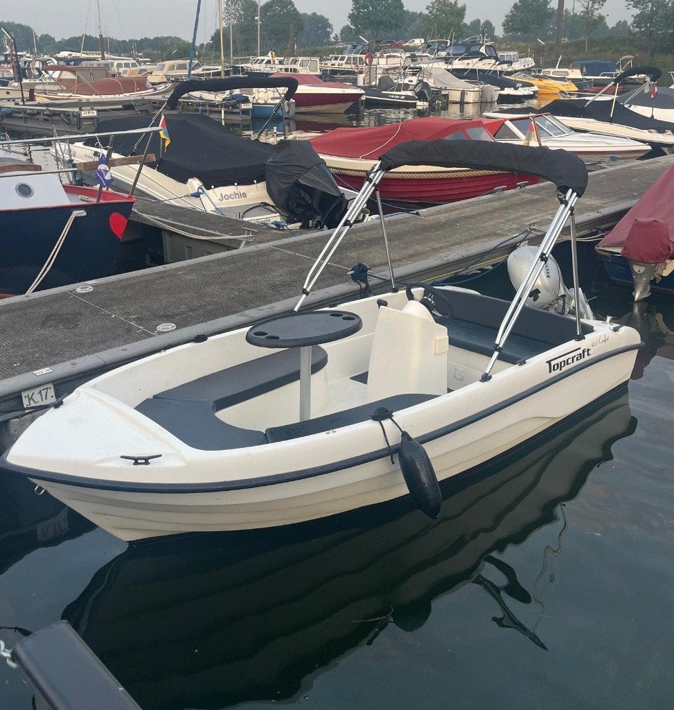 Topcraft 420 Comfort | Honda 10PK 4-takt | Elektrische start, Watersport en Boten, Gebruikt, Topcraft, Ophalen of Verzenden, Anker