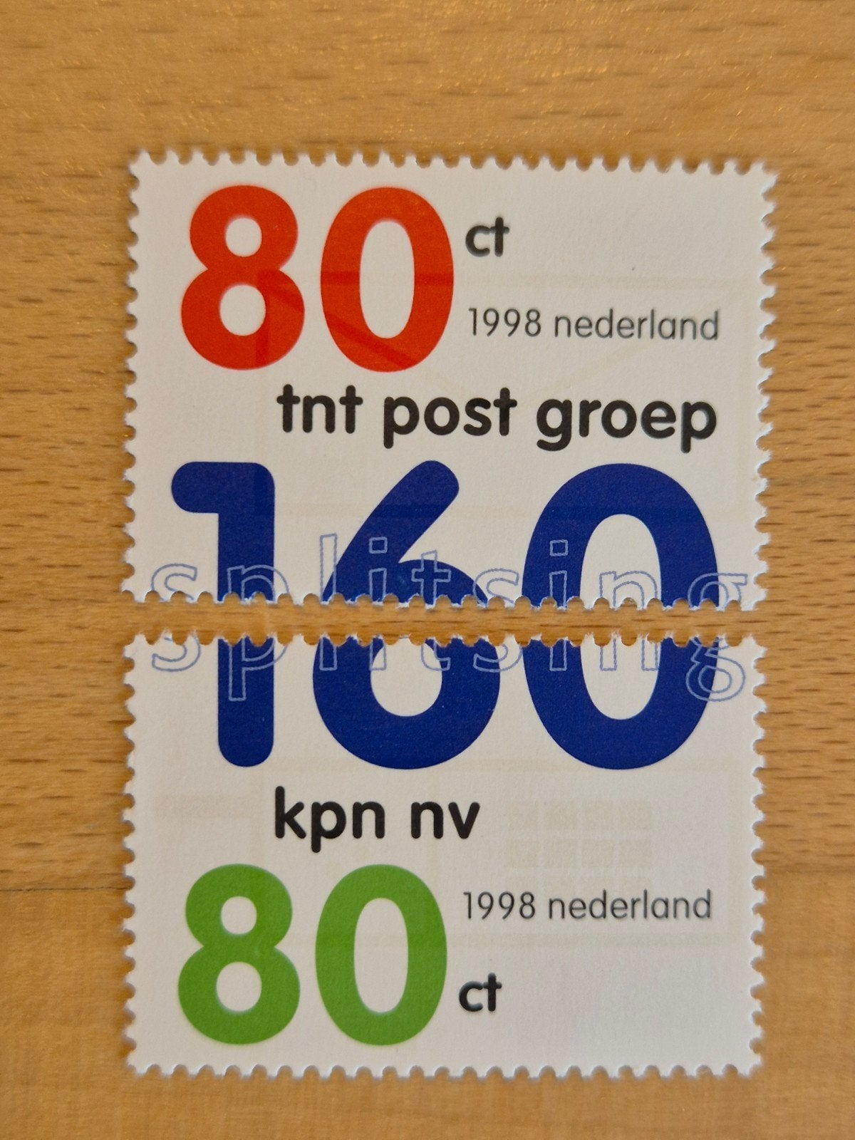 Nederland 1998 splitsing KPN, Ophalen of Verzenden, Na 1940, Postfris
