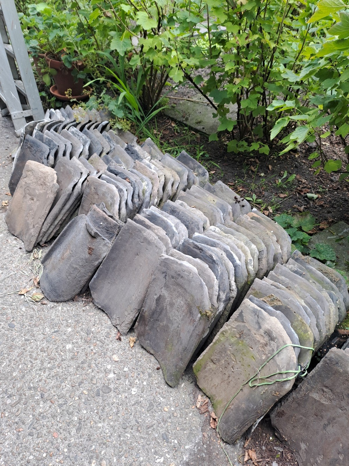 Oud Hollandse keramieken dakpannen - ca. 75 stuks, Doe-het-zelf en Verbouw, Ophalen, Gebruikt, Steen of Klei, 15 m² of meer