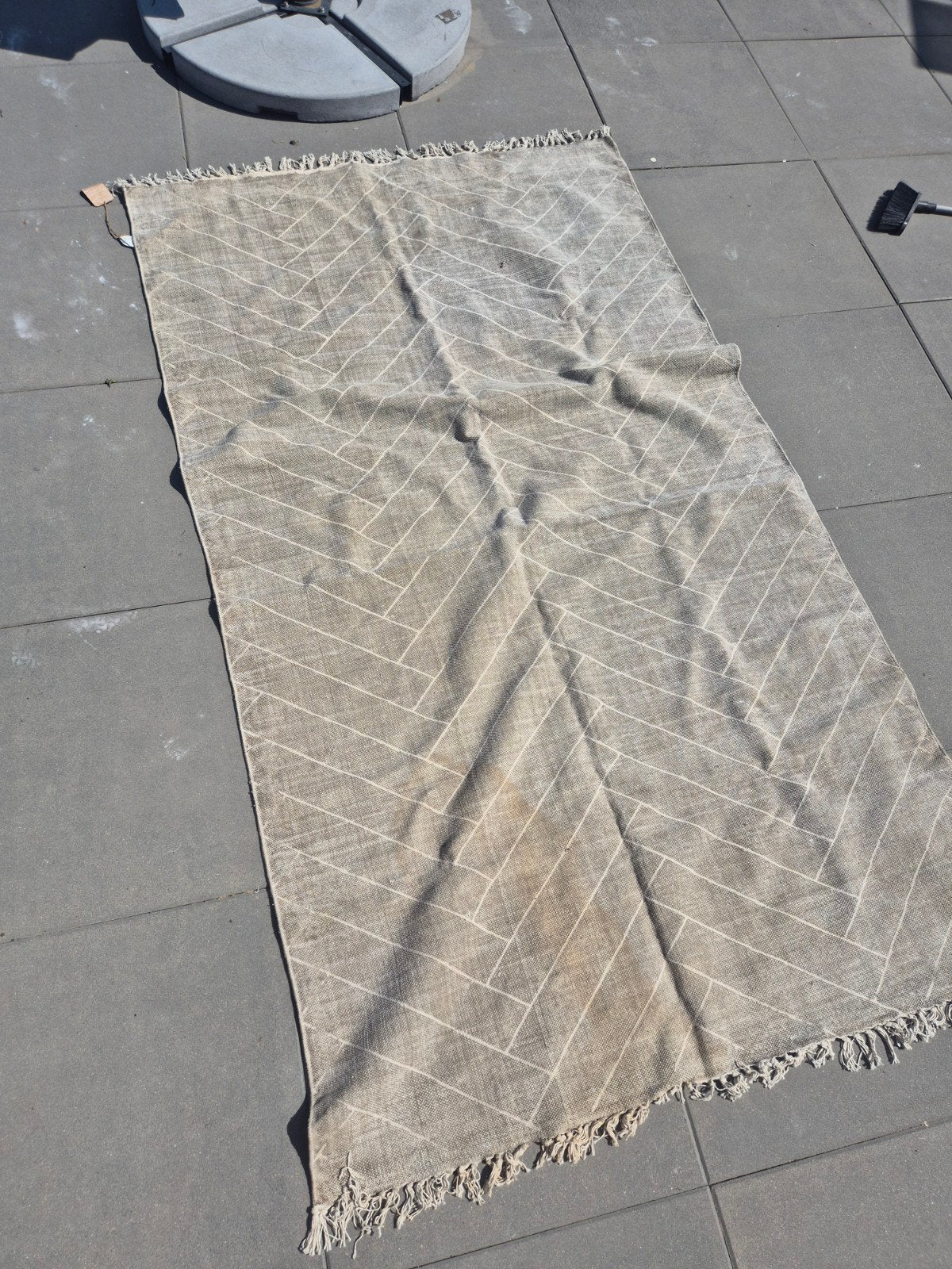 Riviera Maison kleed - zo goed als nieuw, Ophalen, 100 tot 150 cm, Beige, 200 cm of meer