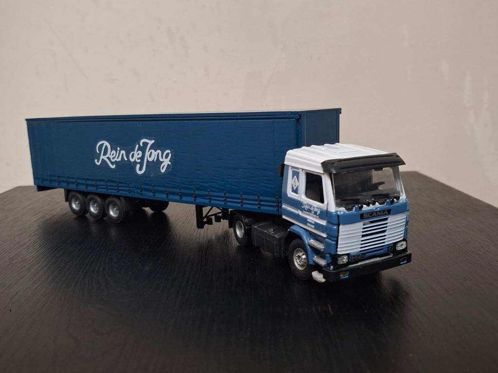 Tekno Scania Topline Rein de Jong Heerde, Ophalen of Verzenden, Bus of Vrachtwagen, Tekno