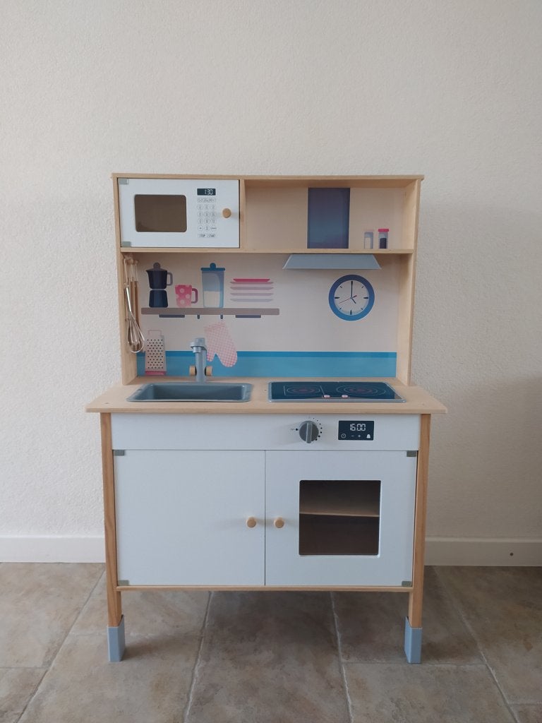 Houten speelkeukentje, Kinderen en Baby's, Speelgoed | Speelkeukens, Ophalen, Zo goed als nieuw, Hout, Speelkeuken