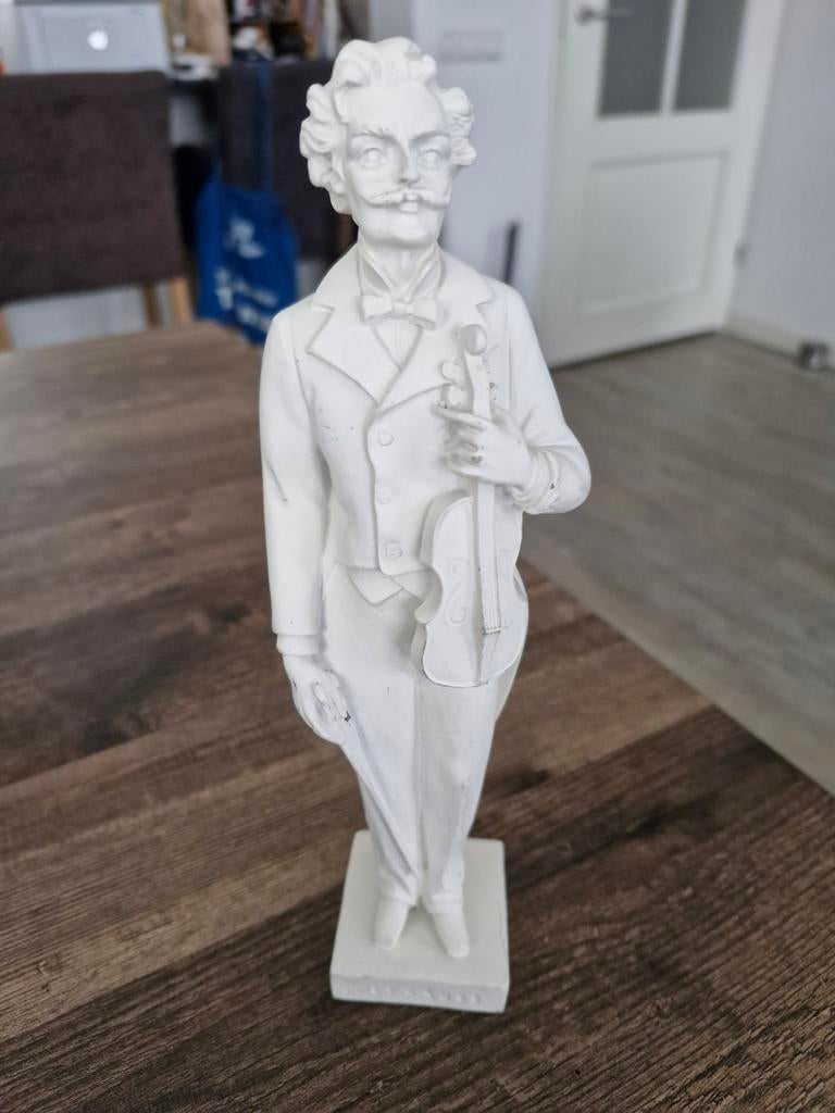 Johann Strauss beeldje., Ophalen of Verzenden, Zo goed als nieuw, Pop, Beeldje of Miniatuur