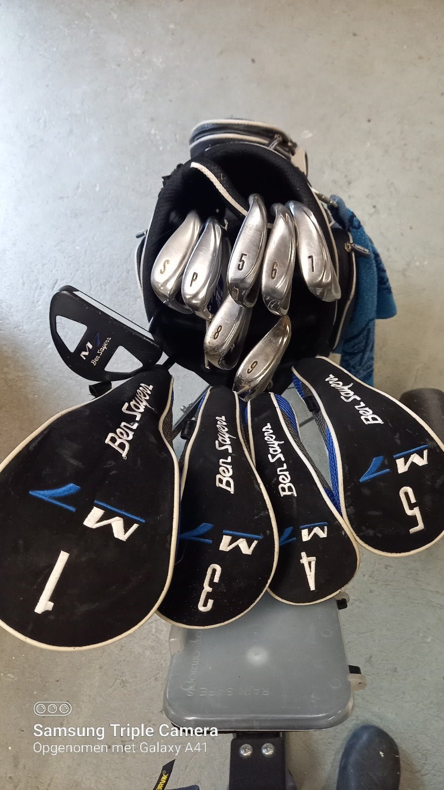 Foto 11 van golfset heren gebruikt.