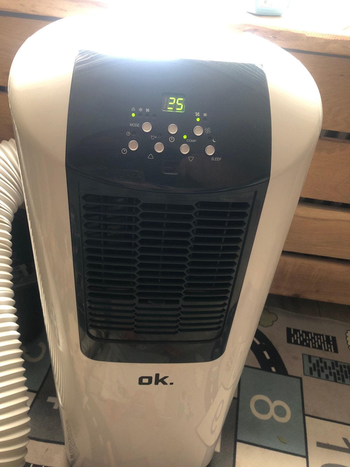 Mobiele airco op wieltjes, Witgoed en Apparatuur, Airco's, Minder dan 60 m³, 3 snelheden of meer, Ophalen of Verzenden, Zo goed als nieuw