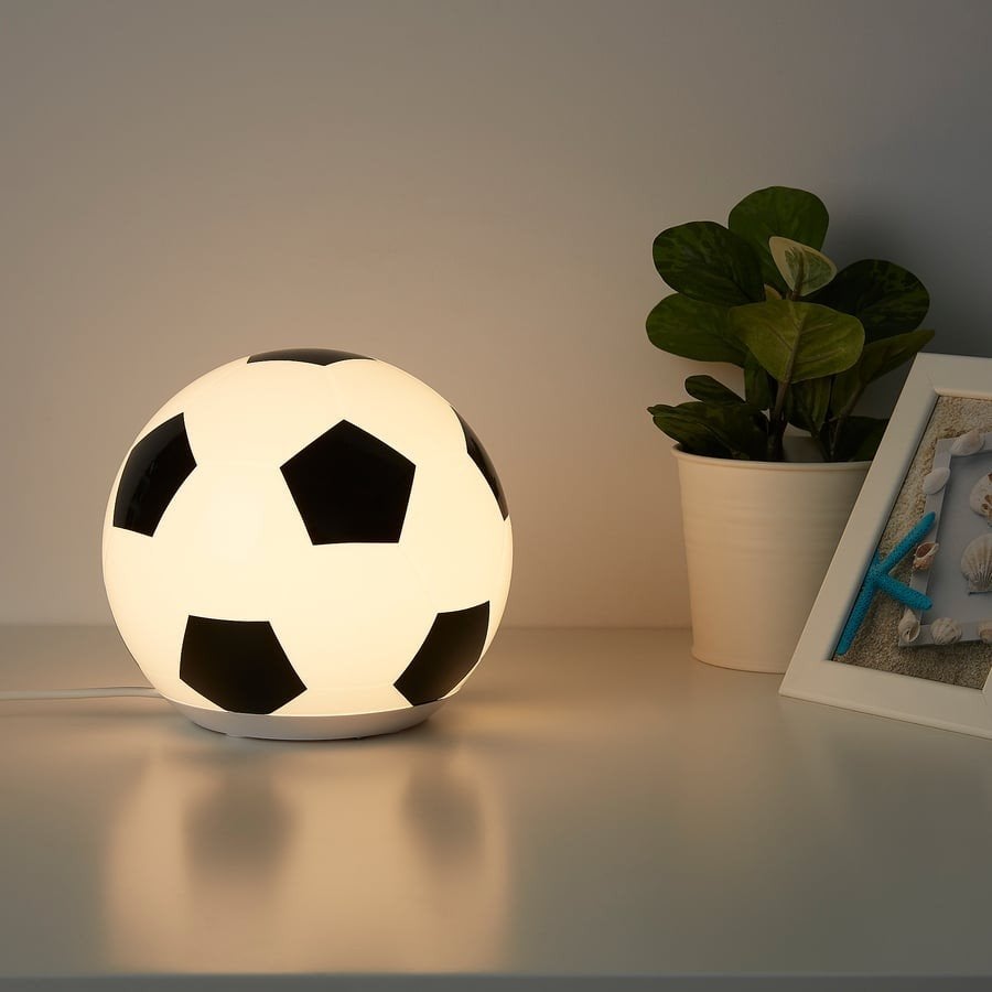 IKEA ÄNGARNA LED Voetbal-lamp, Ophalen, Kunststof, LED verlichting, Nachtlamp