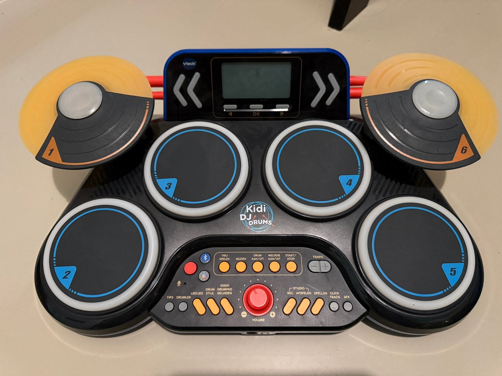 V-Tech kidi DJ drums, Ophalen, Zo goed als nieuw, 6 jaar of ouder