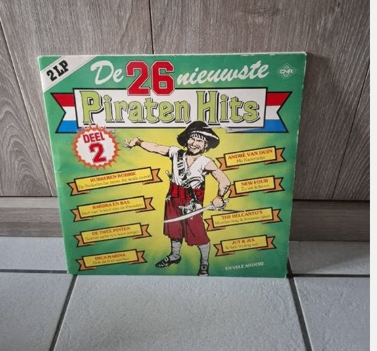 Piraten Hits, Ophalen of Verzenden, Zo goed als nieuw, 12 inch, Levenslied of Smartlap
