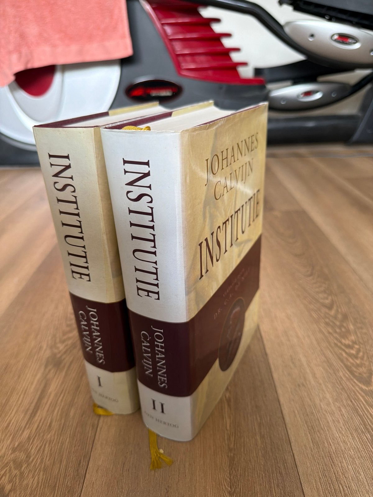 Johannes Calvijn - Institutie (2 delen), Ophalen of Verzenden, Zo goed als nieuw, Christendom | Protestants