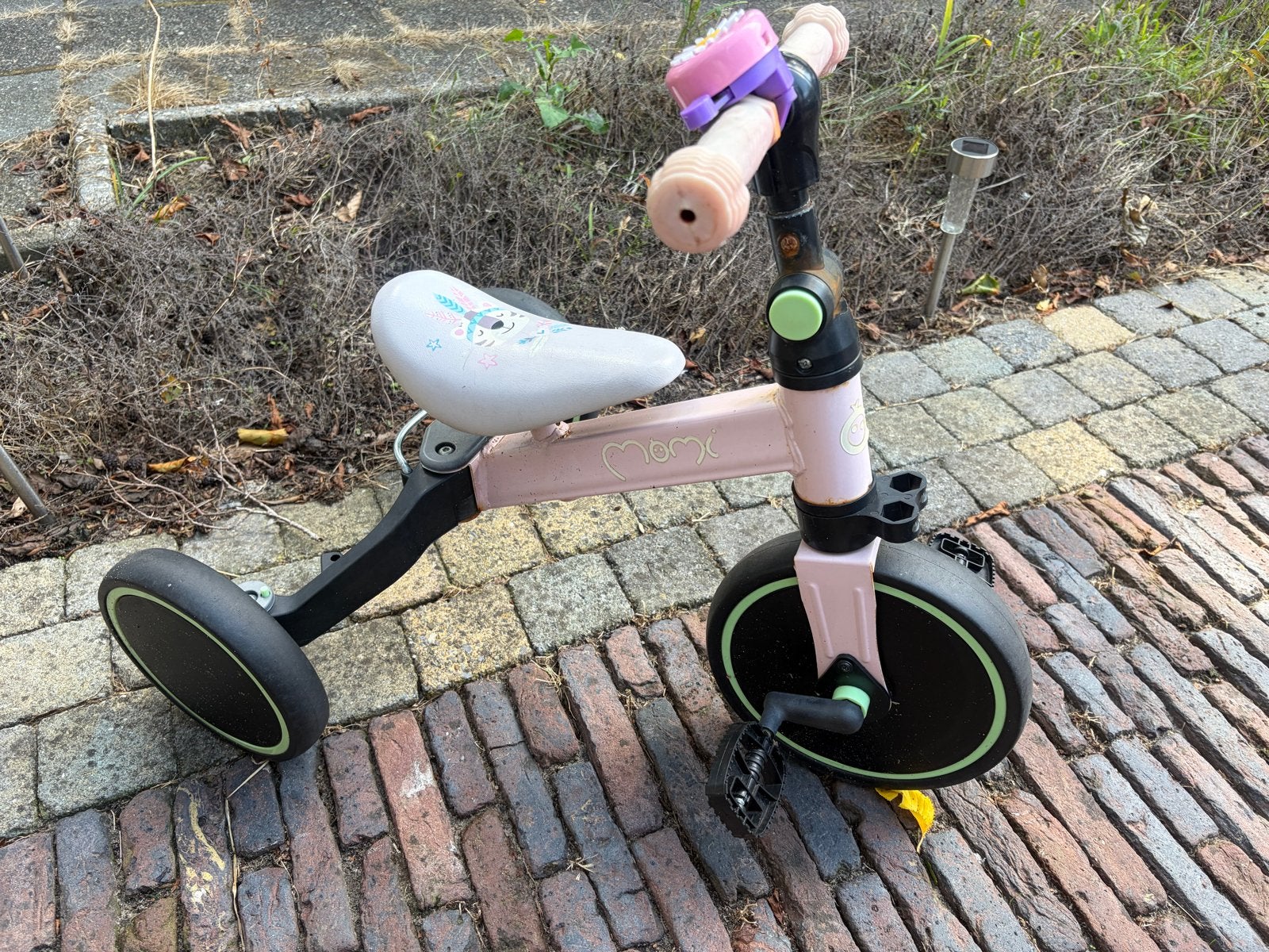 Roze 2-in-1 loopfiets/driewieler voor kinderen, Ophalen, Gebruikt, Loopfiets