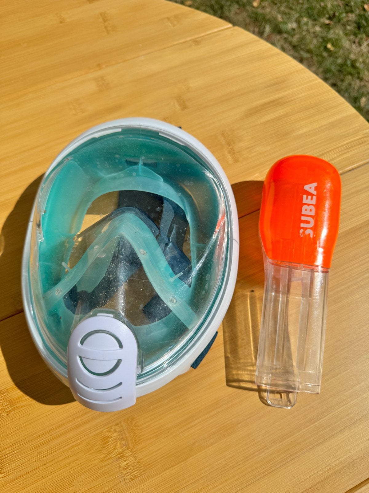 Snorkelmasker Easybreath SUBEA XS, Ophalen of Verzenden, Gebruikt, Snorkelmasker