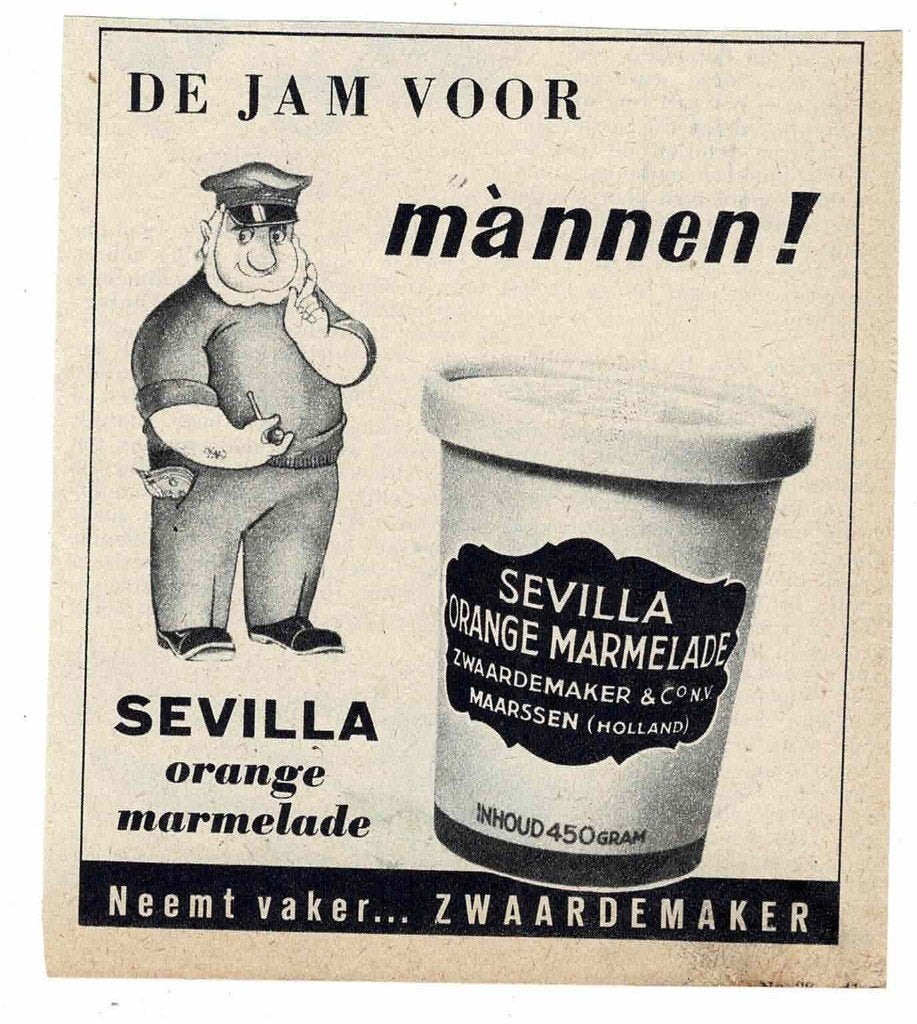 Voor Mannen is SEVILLA de Jam van ZWAARDEMAKER 1950, Verzenden, Zo goed als nieuw, Overige typen