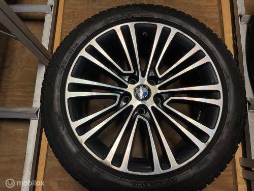 18' Set Dub.spaak 634 BMW 5-serie G30 ('17-'20) 36116863420, Ophalen, 18 inch, BMW lichtmet.velg dubb.spaak 634, Banden en Velgen